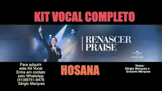 Kit de Ensaio Vocal - Hosana - Kirk Franklin (Versão Renascer Praise)