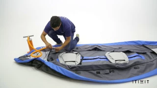 HOW TO SET UP THE ITIWIT 100 INFLATABLE KAYAK / COMMENT GONFLER LE KAYAK ITIWIT100