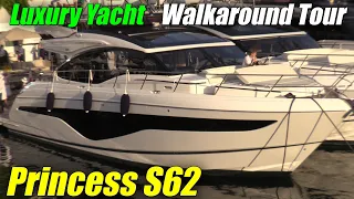 2023 Princess S62 Luxury Yacht Tour