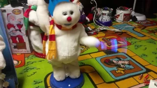 Gemmy Animated Snowflake Spinning "Frosty The Snowman" (3 models)