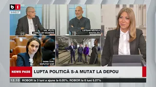 NEWS PASS CU LAURA CHIRIAC. TRASEIȘTII CAUTĂ DISPERAȚI PARTIDE. LUPTA POLITICĂ S-A MUTA LA DEPOU P1