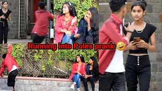 Running into Poles 🤣while Staring at😍Girls part-3 ||Epic Reactions 😅|onpublicprank