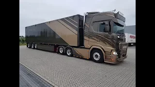 Scania S650 V8 Power Next Generation "Evert Van Ooijen" + Trailer - Interior