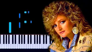 Bonnie Tyler  - Total Eclipse of the Heart Piano Tutorial