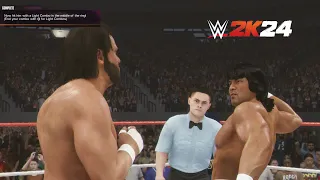 WWE 2K24 Showcase Mode - Randy Savage Vs Ricky Steamboat (Wrestlemania 3) FULL Walkthrough (PS5)