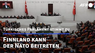Parlament in Ankara gibt grünes Licht für Nato-Beitritt Finnlands | AFP