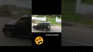 Mahindra scorpio accident Scorpio crash test , Scorpio accident