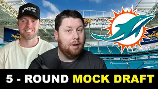 Miami Dolphins 5 - Round 2024 NFL Mock Draft with Dougliedowrong