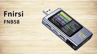 USB тестер FNIRSI FNB58 спасет ли ваш смартфон, от некачественной зарядки?