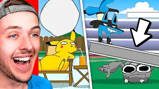 Reacting to the FUNNIEST Literal Pokemon Moves On the Internet (ANIMATION!)