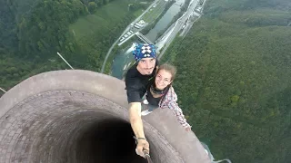 Climbing the Tallest Chimney in Europe