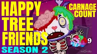 Happy Tree Friends Season Two (2001) Carnage Count