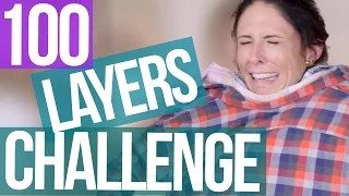 100 Layers of Clothes SUCCESS  (Beauty Break)