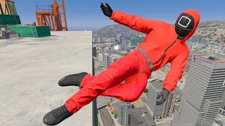 Squid games ragdolls GTA 5 ep.18 (Funny Moments/Epic Ragdolls)