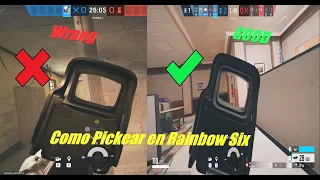 Te enseño a como pickear en Rainbow Six Siege