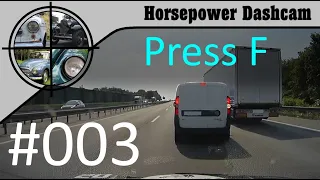 003 - Reifen blockieren, Spuren blockieren - Oldtimer Dashcam