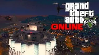 Landing On The Maze Bank - GTA 5 Online
