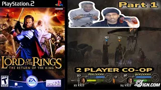 The Lord of the Rings: The Return Of The King Co-op Gameplay PS2 (PCSX2)
