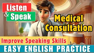 MEDICAL CONSULTATION | Easy English Conversation Practice | Real Life Talk | Improve your English