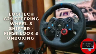 Logitech G29 Steering Wheel & Shifter - First Look and Unboxing #logitechg29 #simracinghardware