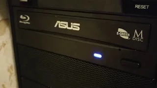 Привод BluRay ASUS BW-16D1HT в работе