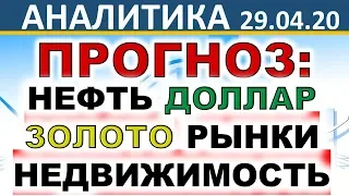 ПРОГНОЗ: Фондовый рынок. Нефть. Доллар. Золото. Недвижимость. Коронавирус. Акции. Инвестиции 2020.