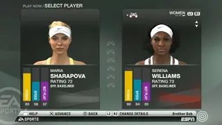 🎮🎾 Serena Williams VS Maria Sharapova - Grand Slam Tennis 2