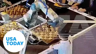 Chess robot breaks boy's finger after mistaking it for a chess piece | USA TODAY