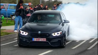 Tuner Cars Leaving Hart Voor Auto's - CRAZY BURNOUTS, ANTILAG, FLAMES, ACCELERATIONS, AND MORE !!!