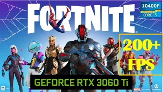 Acer Nitro N50 - FORTNITE Benchmark (200+ FPS EPIC) - Nvidia RTX 3060 Ti / Intel I5 10400F