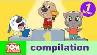 Action, Sports, and Games! Talking Tom and Friends Minis Cartoon Compilation