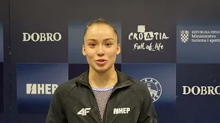 Izjava Christina Zwicker - DOBRO World Cup Osijek 2023.