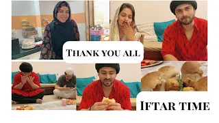 IFTAR TIME | THANK YOU MESSAGE FOR YOU ALL | SHOAIB IBRAHIM | DIPIKA KAKAR IBRAHIM | SABA IBRAHIM