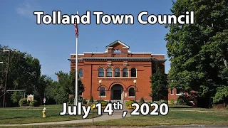 Tolland Town Council - July 14, 2020