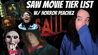 Saw Movie Tier List w/ Horror Peachez