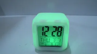 Glowing LED Color Change Digital Alarm Clock JW016