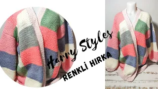 ÖRGÜ SALAŞ HIRKA YAPIMI ( 42 - 46 beden )/ Kolay Hırka Nasıl Örülür ? - Knitting Cardigan