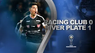 RACING 0 X 1 RIVER PLATE  | MELHORES MOMENTOS | CONMEBOL SUDAMERICANA 2022