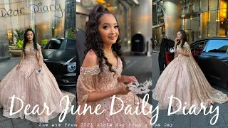 She Ate Prom 2023 + A Princess Prom GRWM + Bday at Trump Spa | Dear June Diary