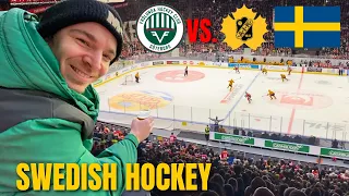 Canadian NHL fan reacts to Swedish Hockey League (Frölunda vs. Skellefteå AIK)