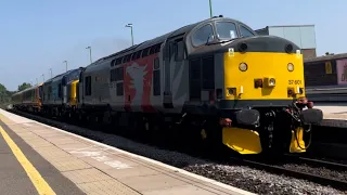 Trains at Tamworth, WCML, 10/6/23