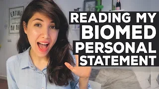 Biomedical Sciences Personal Statement | Reading 5 YEARS Later! | Atousa