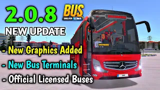 New Big Update 2.0.8| New Terminals Added! Bus Simulator Ultimate | Bus Game