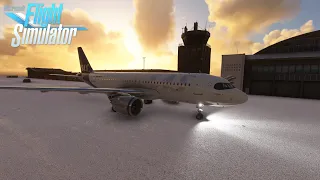 EPIC Snowy Landing in Svalbard, Norway | Microsoft Flight Sim - 4K Ultra Graphics / RTX 3060ti