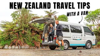 Our TOP 14 TIPS for Camper Van Travel in New Zealand | Freedom Camping, Toilets, Romance and more