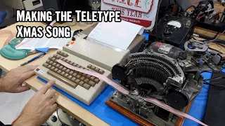 Teletype plays Jingle Bells