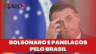 JAIR BOLSONARO (PL) é alvo de PANELAÇO em ENTREVISTA ao JORNAL NACIONAL