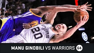 Manu Ginobili Highlights: 15 PTS, 7 AST, 3 STL vs Warriors WC Finals Game 4 (22.05.2017)