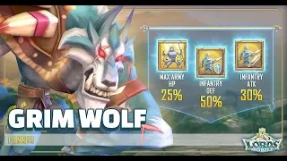 Lords Mobile Grim Wolf Limited Challenge Stage 1