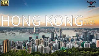 Hong Kong🇭🇰 City (2023) Beautiful View By Drone 4k 60FPS Region of China #hongkong #china